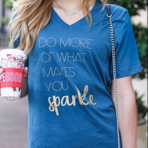 Last 1! XL sparkle tee - Picture 4 of 7